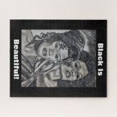 ZWARTE VROUWEN LEGPUZZEL (Horizontaal)