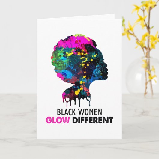 zwarte vrouwen lopen anders op kaart (Gele Bloem)