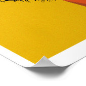 Zwarte vrouwen, met kleurrijke zonnebloempitten poster (Hoek)