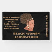 Zwarte vrouwen met spandoek (Horizontaal)