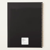 Zwarte vrouwen planner (Achterkant)