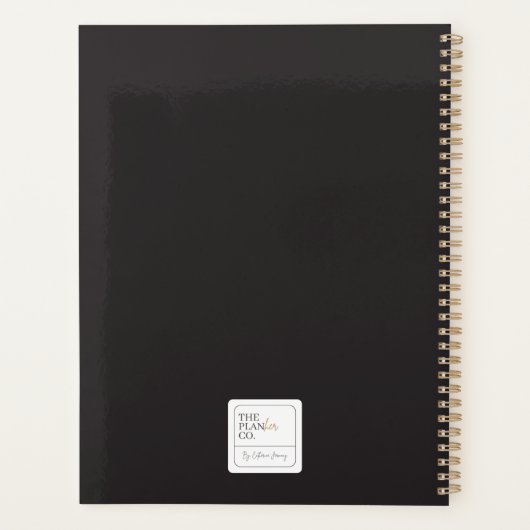Zwarte vrouwen planner (Achterkant)