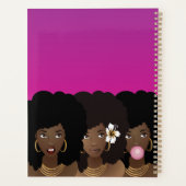 Zwarte vrouwen, Squad doelen, natuurlijke schoonhe Planner (Achterkant)