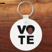 Zwarte vrouwen stemmen zwarte stemmen PR Sleutelhanger (Voorkant)