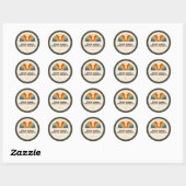 Zwarte vrouwen verdienen plezier ronde sticker (Vel)