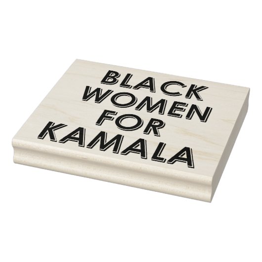 ZWARTE VROUWEN VOOR KAMALA RUBBERSTEMPEL (Stempel)