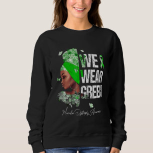 Zwarte vrouwen We Draag groene spierdystrofie Trui