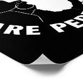Zwarte vrouwen zijn de perfecte Sticker Poster (Hoek)