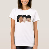 Zwarte vrouwen, zuster Friends T-shirt (Voorkant)