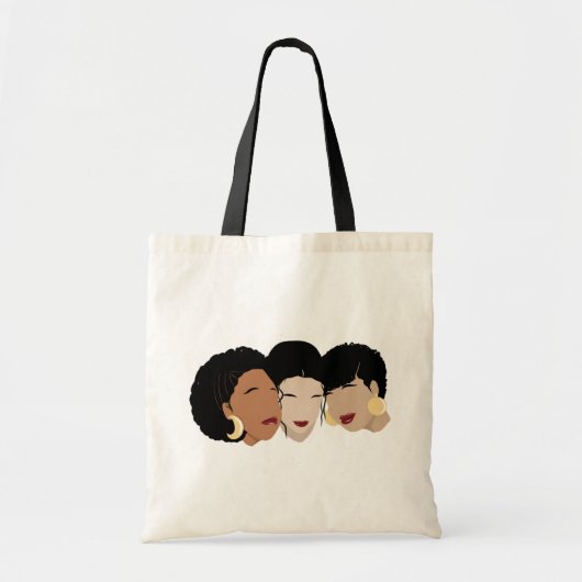 Zwarte vrouwen, zuster Friends Tote Bag (Voorkant)