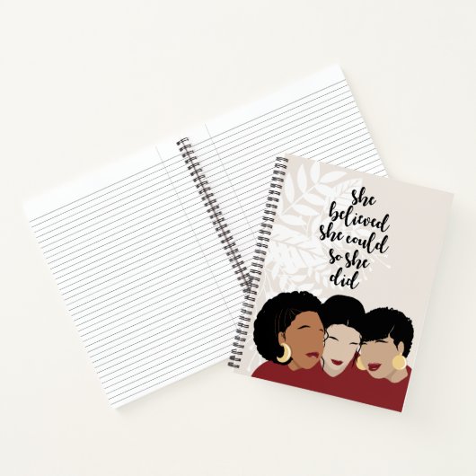 Zwarte vrouwen, zuster Friends ze geloofde dat ze Notitieboek (Binnen)