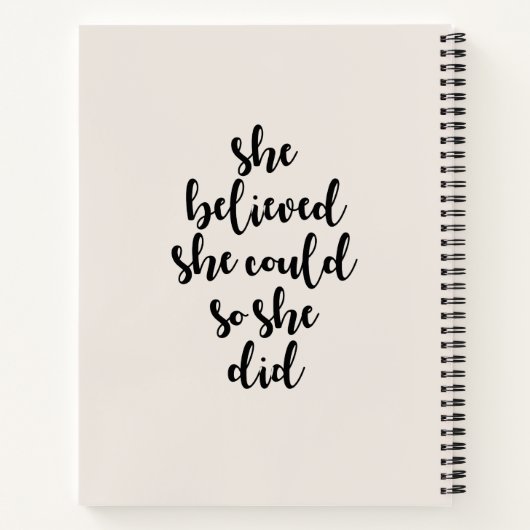 Zwarte vrouwen, zuster Friends ze geloofde dat ze Notitieboek (Achterkant)