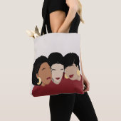 Zwarte vrouwen, zuster vrienden, tinten van melani tote bag (Dichtbij)