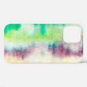 Zwarte vuile kunst verf. Shibori Pattern. Roze pen Case-Mate iPhone Case (Achterkant (horizontaal))