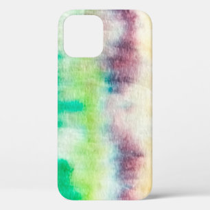 Zwarte vuile kunst verf. Shibori Pattern. Roze pen Case-Mate iPhone Case