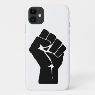 Zwarte Vuist Geheven - Verzetsprotest Case-Mate iPhone Case