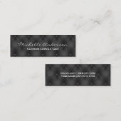 Zwarte vulling | Geavanceerd achtergrondonderzoek Mini Visitekaartje (Voorkant / Achterkant)