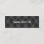 Zwarte vulling | Geavanceerd achtergrondonderzoek Mini Visitekaartje (Achterkant)