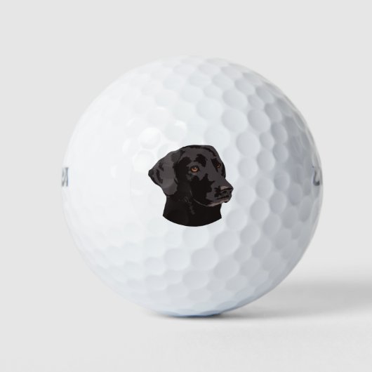 Zwarte wabhond golfballen (Voorkant)