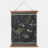 zwarte walnoot hangend wandkleed (Voorkant)