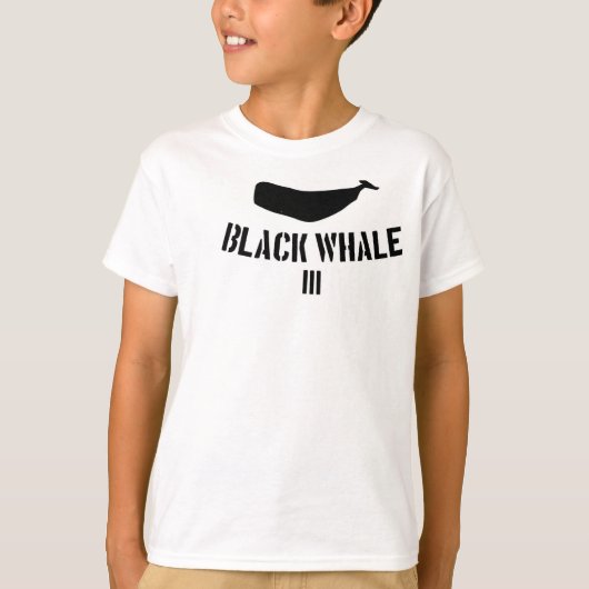 Zwarte walvis III T-shirt voor de Kiddos (Voorkant)