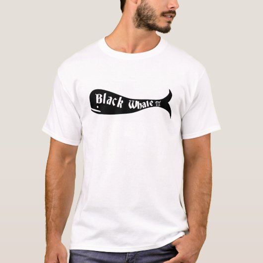 Zwarte walvis III T-shirt voor mannen (Voorkant)