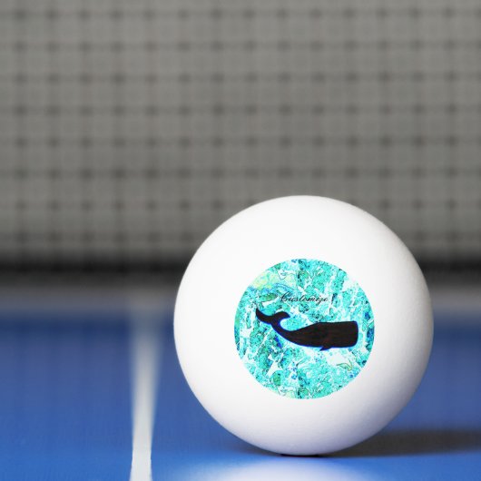 zwarte walvis Thunder_Cove Pingpongbal (Net)