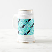 zwarte walvissen Blauw Thunder_Cove Bierpul (Voorkant links)