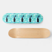 zwarte walvissen Blauw Thunder_Cove Persoonlijk Skateboard (Horizontaal)