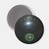 zwarte wandelbal, Fridge Magnet (Voorkant / Achterkant)