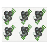 Zwarte wandelbalken en Logo, Tafelkleed (Voorkant (Horizontaal))