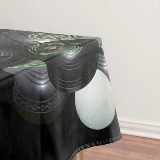 Zwarte wandelbalken en Logo, Tafelkleed (Voorbeeld)