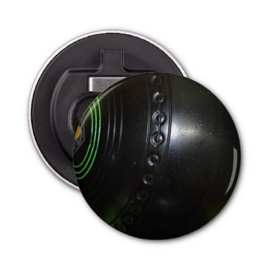 zwarte wandelbalken, magnetische flessenopener button flesopener (Voorkant)