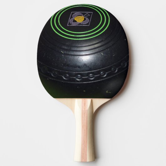 zwarte wandelbalkons, tafeltennisbatje (Voorkant)