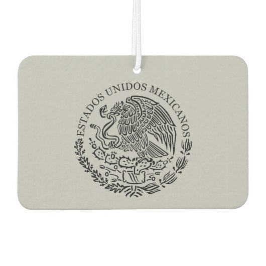 Zwarte wapenmantel, magneet luchtverfrisser (Voorkant)