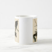 Zwarte Warrior (Rode Hawk) van Audubon Birds Koffiemok (Center)