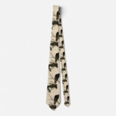 Zwarte Warrior (Rode Hawk) van Audubon Birds Stropdas (Voorkant)