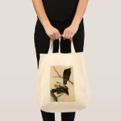 Zwarte Warrior (Rode Hawk) van Audubon Birds Tote Bag (Voorkant (product))