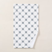Zwarte washanddoekset voor Damask Bad Handdoek (Handdoek)