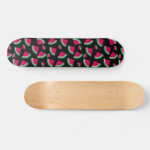 Zwarte watermeloen persoonlijk skateboard (Horizontaal)