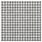 Zwarte Waterverf Gingham Stof (Swatch)