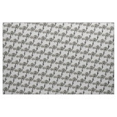 Zwarte waterverf keukenkat stof (Yard (91,4 cm))