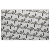Zwarte waterverf keukenkat stof (Fat Quarter)