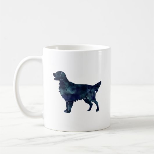 Zwarte Waterverf met platte beklede rugleuning Sil Koffiemok (Links)