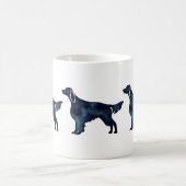 Zwarte Waterverf van de Ierse rode en witte zetter Koffiemok (Center)