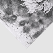 Zwarte Waterverf ventilator Tissuepapier (Detail)