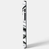 Zwarte Wavy Ink Case-Mate iPhone Case (Achterkant / Links)