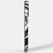 Zwarte Wavy Ink Case-Mate iPhone Case (Achterkant / Rechts)