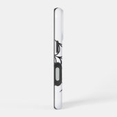 Zwarte Web iPhone 16 Hoesje (Rechterkant)