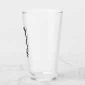 Zwarte Wedding Bow Stropdas Gepersonaliseerde Groo Glas (Links)